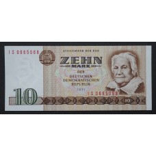 ALEMANIA ORIENTAL DDR 1971 BILLETE DE 10 MARCOS SIN CIRCULAR 